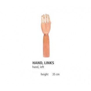 Presentatie Hand Hout Links Houten Display Hand